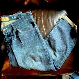 Anthropologie Holding Horses Cropped jeans